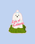 Lady Of Leisure Matte Vinyl Sticker