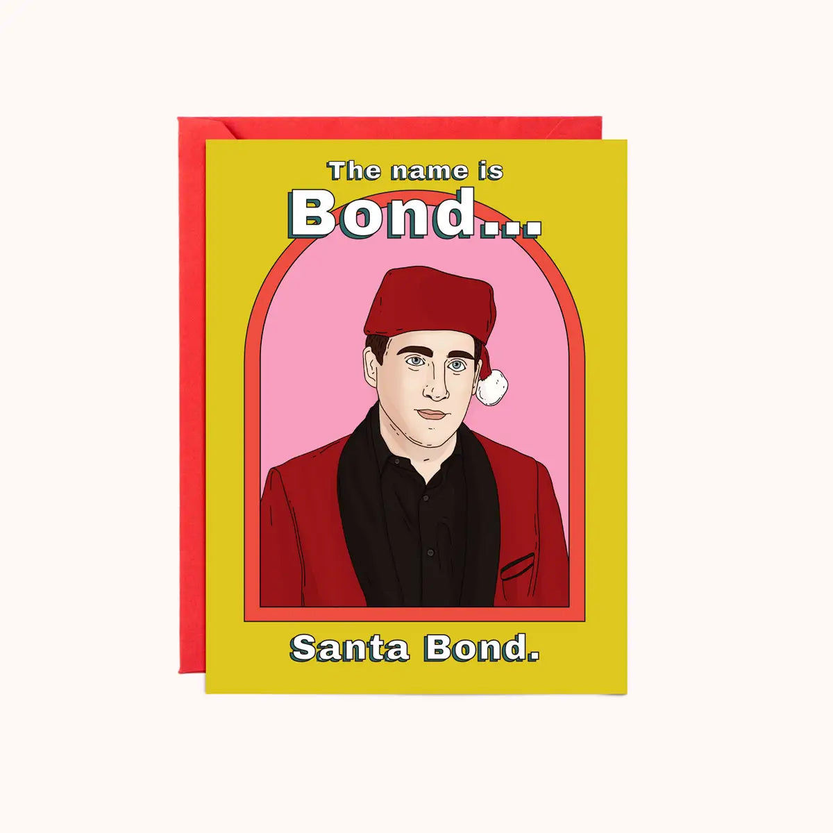 Santa Bond - Greeting Card