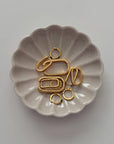 Small Ray Ribbed 2.0 Earrings - Gold