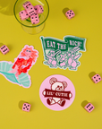 Piggy Goddess Matte Vinyl Sticker