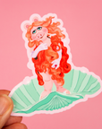 Piggy Goddess Matte Vinyl Sticker