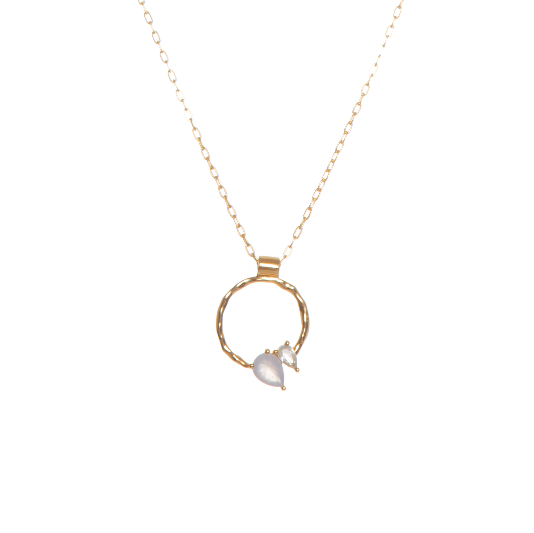 Cirrus Necklace: Lepidolite