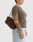 Baggu Nylon Bowler Bag | Coffee
