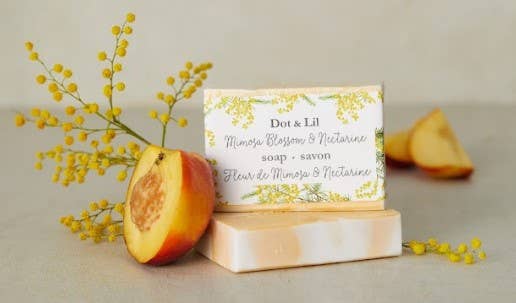 Mimosa Blossom &amp; Nectarine Soap
