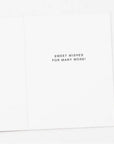 Number 30 Thirtieth Birthday | Greeting Card