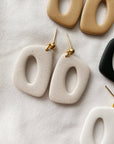 Dani Clay Earrings | Black