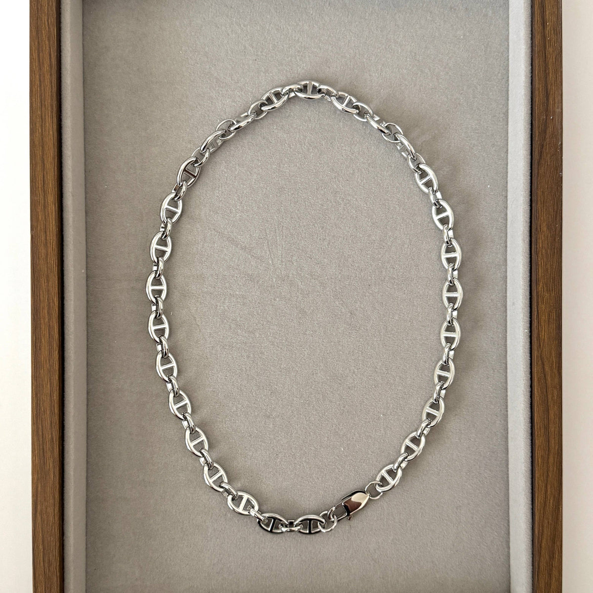 Selena Chain Necklace-Silver