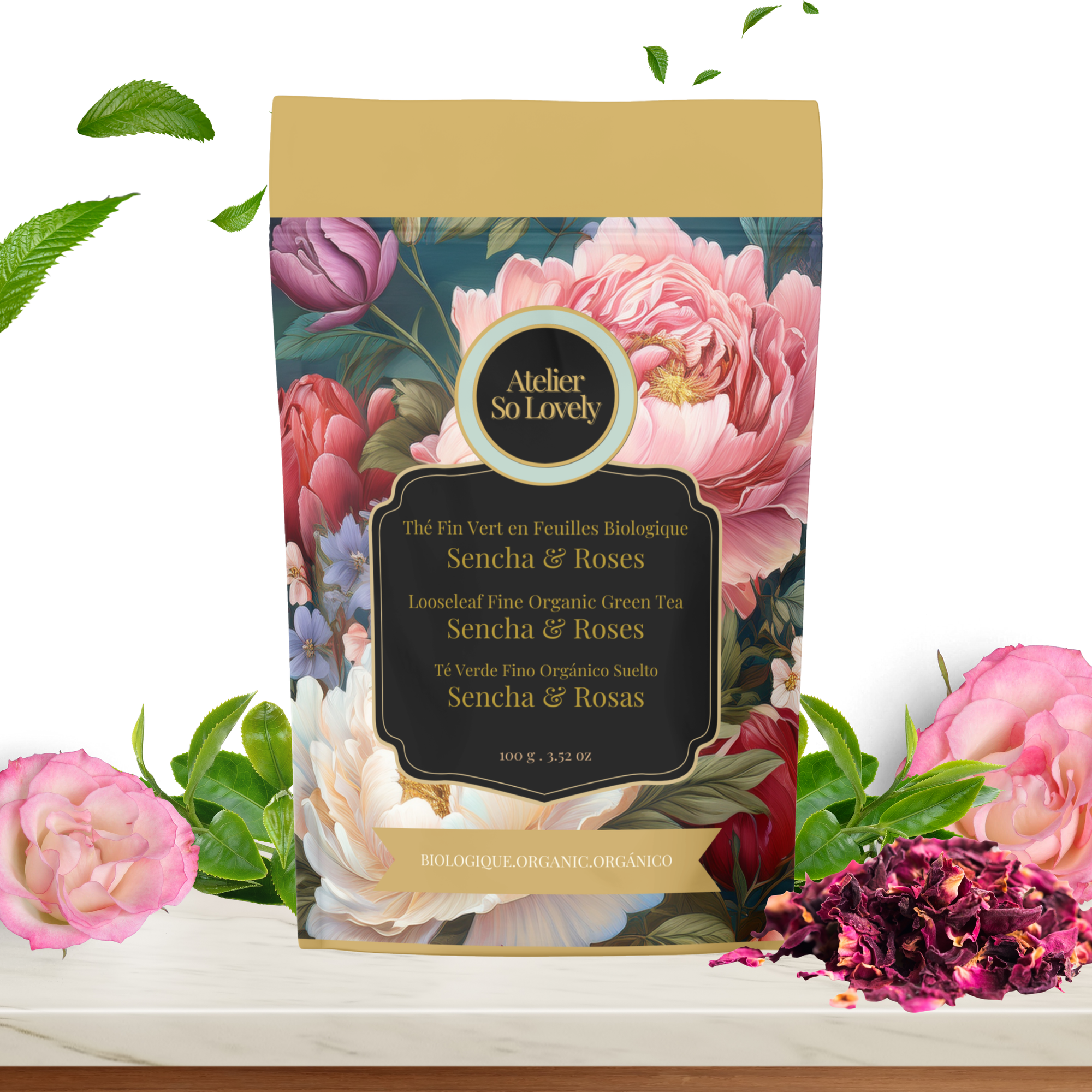 Sencha &amp; Roses Tea
