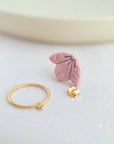 Cherry Blossom Ear Jacket: Ivory