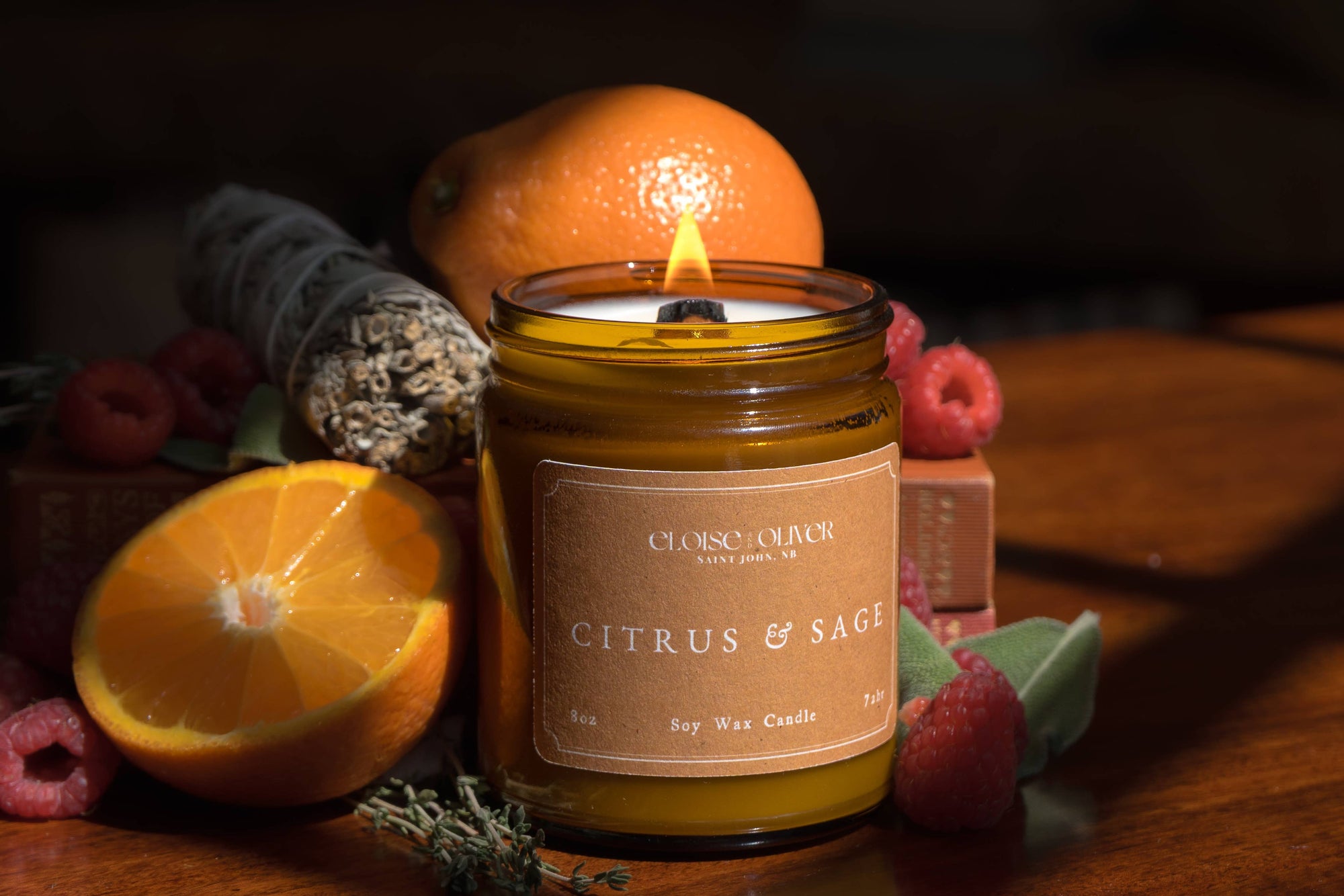 Citrus and Sage Candle