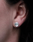 Realm Studs | Green Amethyst