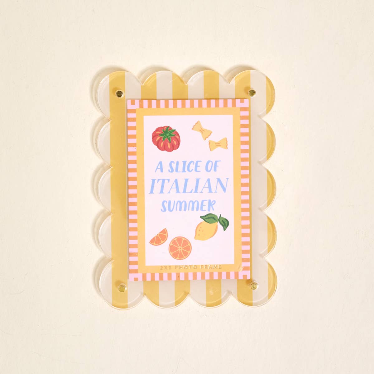 Mini Acrylic Picture Frame Magnet: Limoncello
