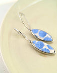 Ellipse Pendant Hoop Earrings