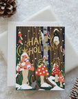 Mushroom Forest Holiday Card - Boxed Set of 8
