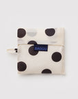 Cream and Black Polka Dot Tote