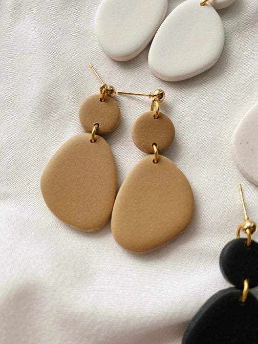 Selma - The Timeless Collection | Handmade Polymer Clay Earrings