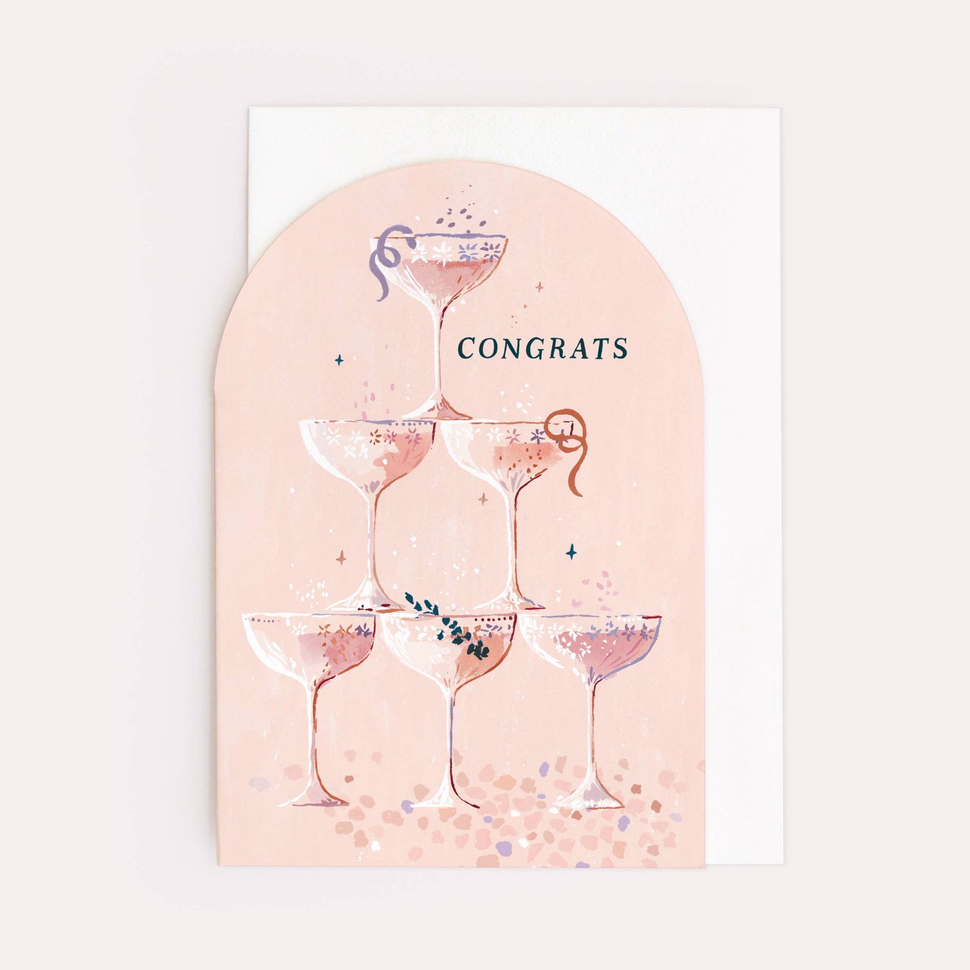 Champagne Congrats | Greeting Card