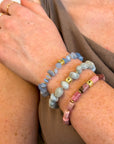 Gemstone Stacking Bracelets
