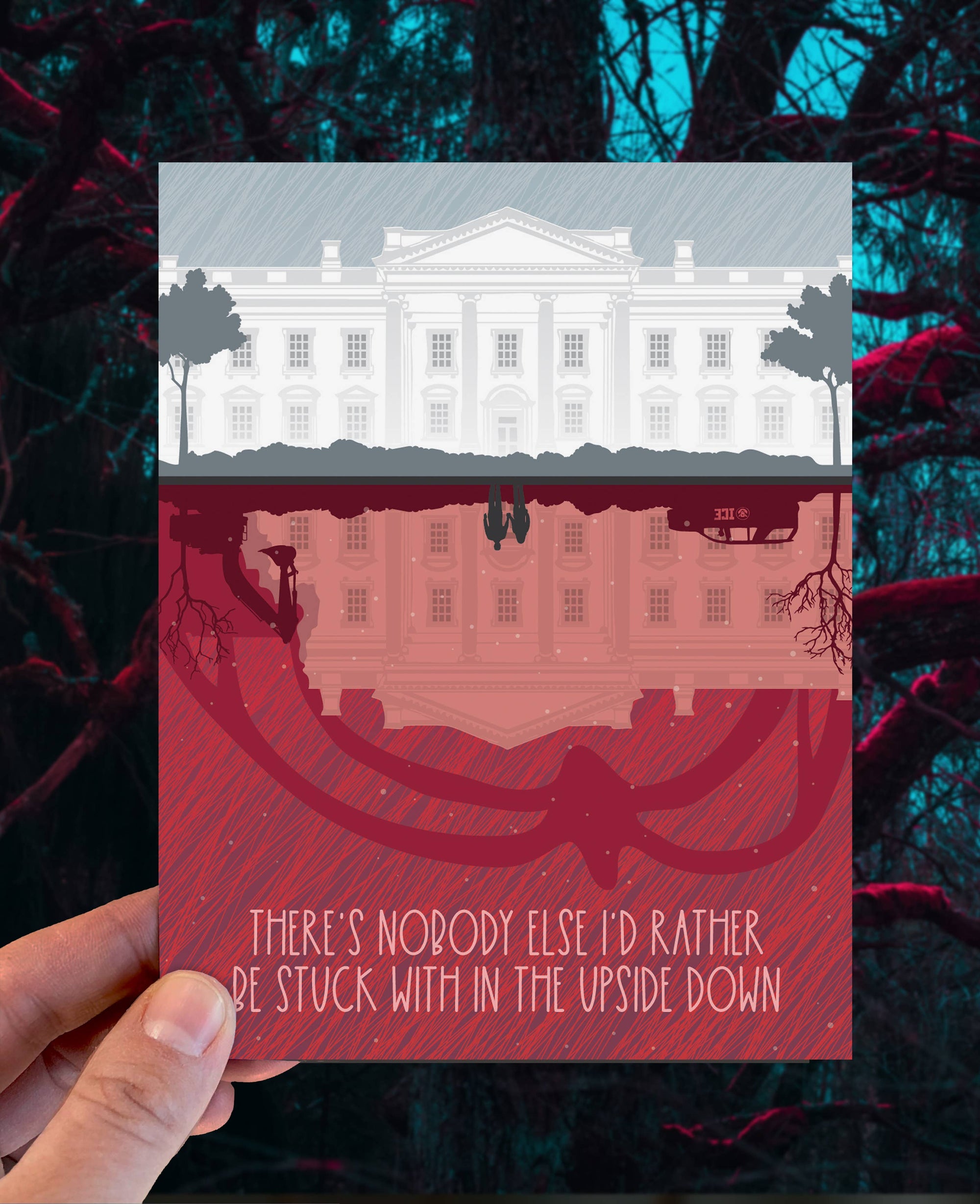 You + The Upside Down | Greeting Card