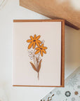 Boho Flower Bouquet | Greeting Card