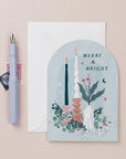 Candles Christmas | Greeting Card