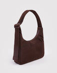 Mini Nylon Shoulder Bag: Coffee