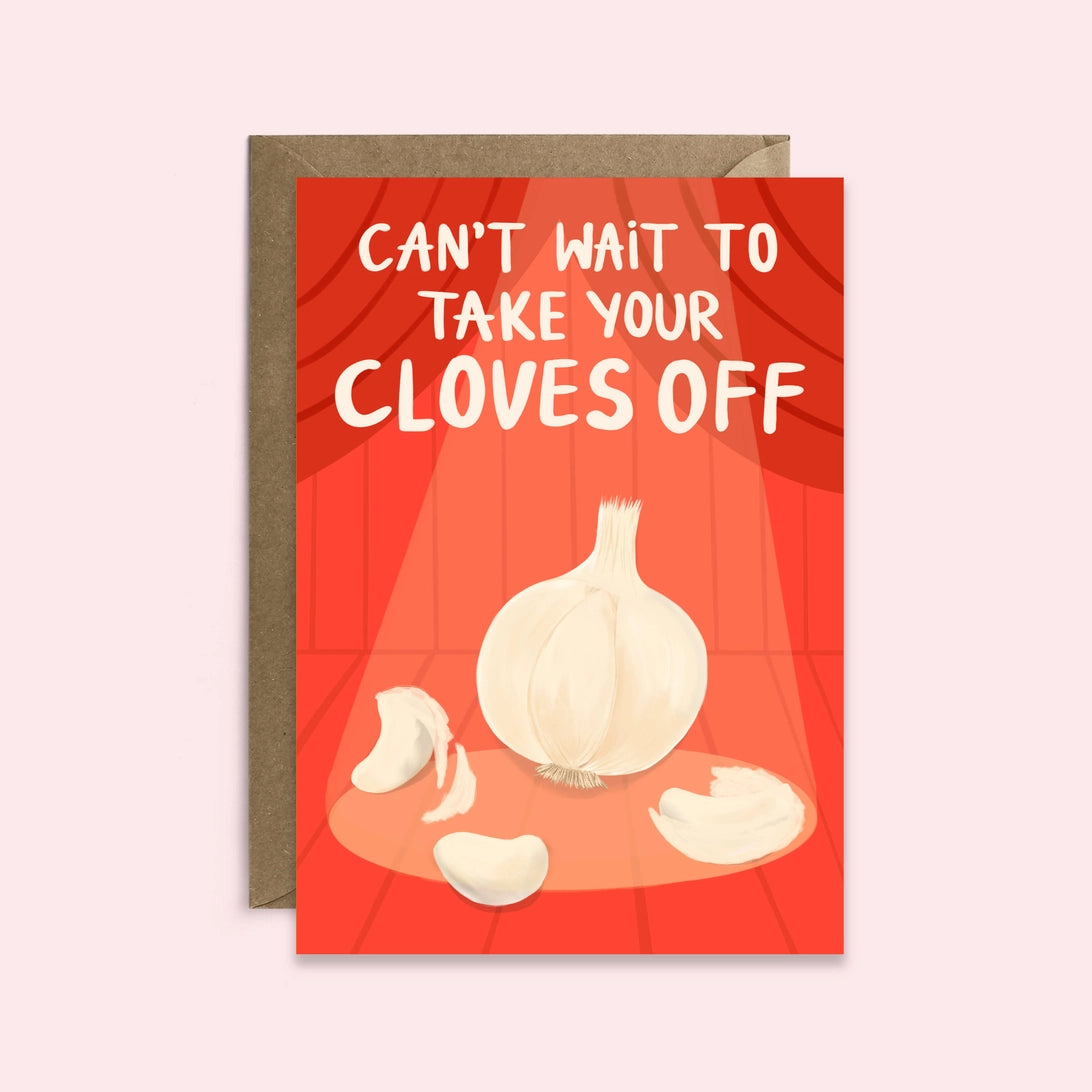 Cloves Off - Greeting Card