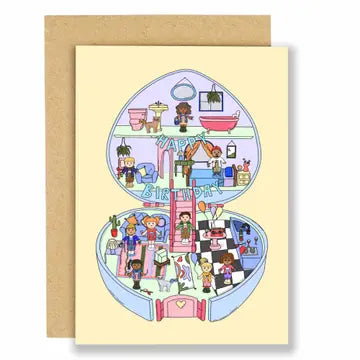 Polly&#39;s Birthday House Party | Greeting Card