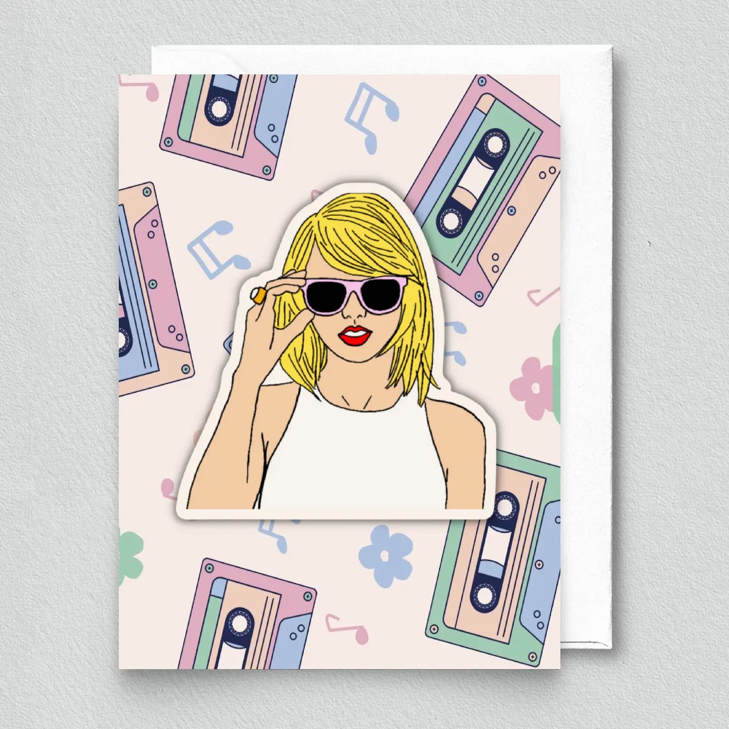 Taylor Sticker Card - Greeting Card