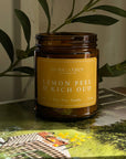 Lemon Peel and Rich Oud Scented Candle