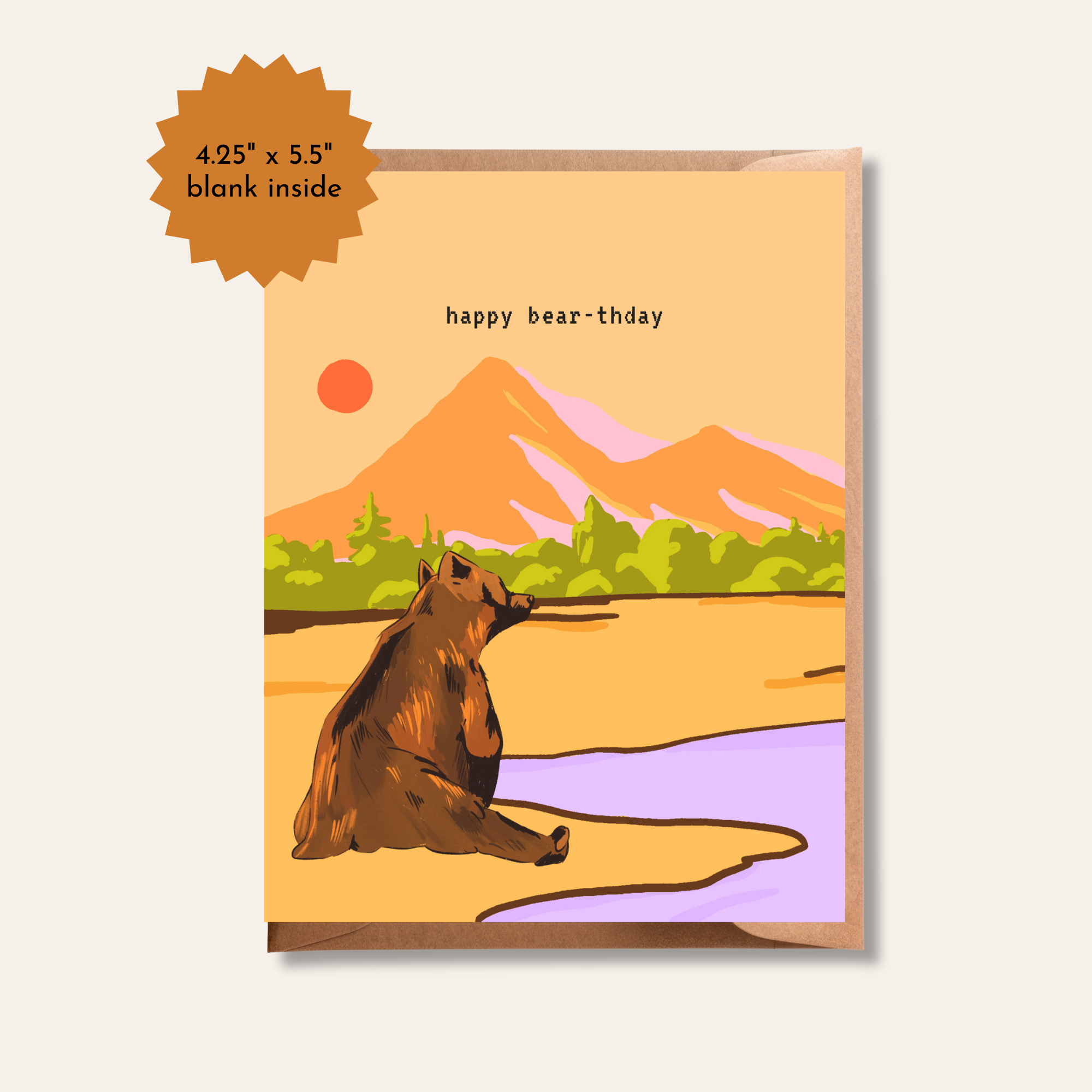 Happy Bear-thday Card | Greeting Card
