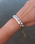 Lujain Beaded Bracelet | Blue