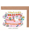 Cat Cake - Birthday Card