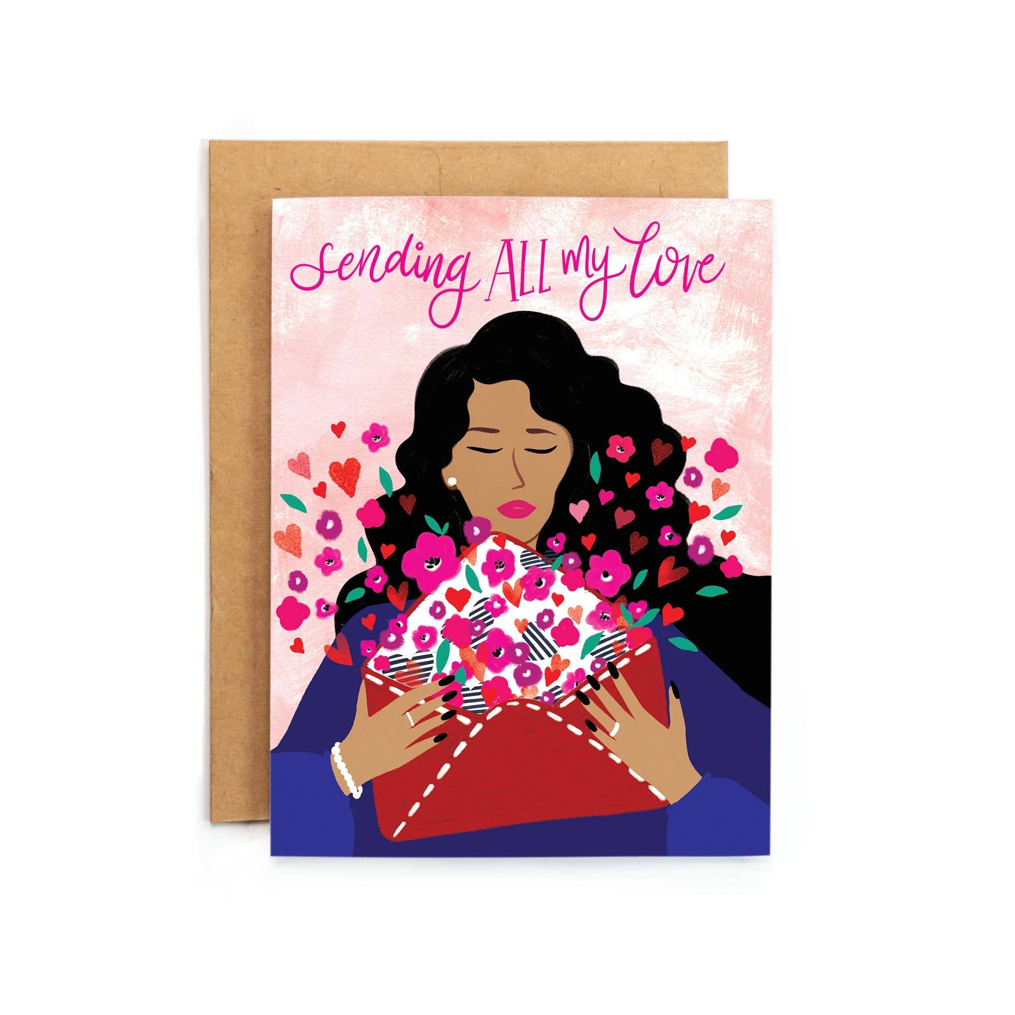 Sending All My Love Greeting Card