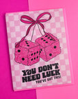Fuzzy Dice | Greeting Card