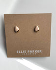 Teardrop Nude Ceramic Earrings