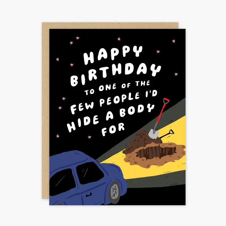 True Crime Birthday - Greeting Card