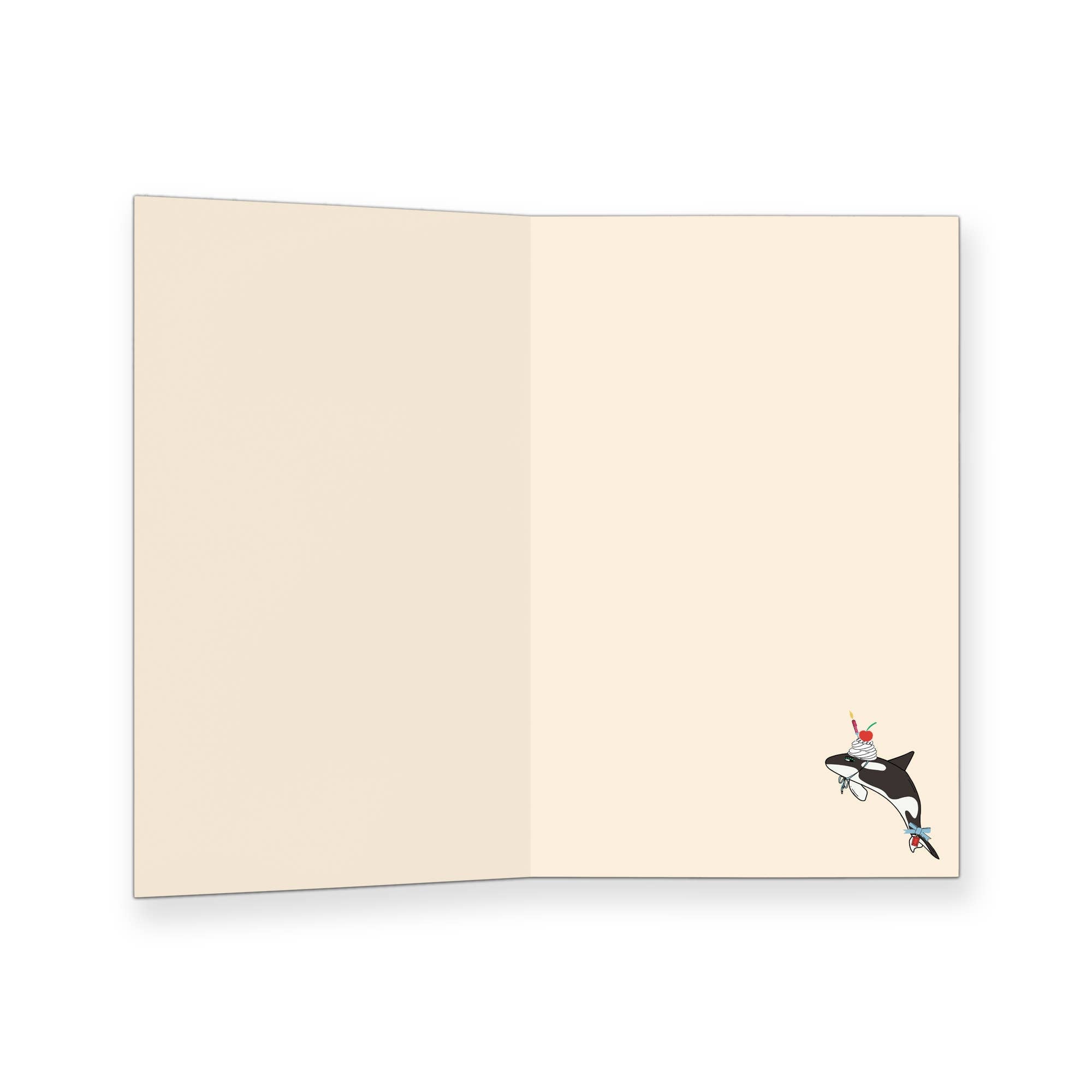 Don't over think it, Orca | Greeting Card