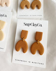 Myla Clay Earrings | Ochre