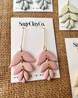 Irene Clay Earrings | Sage