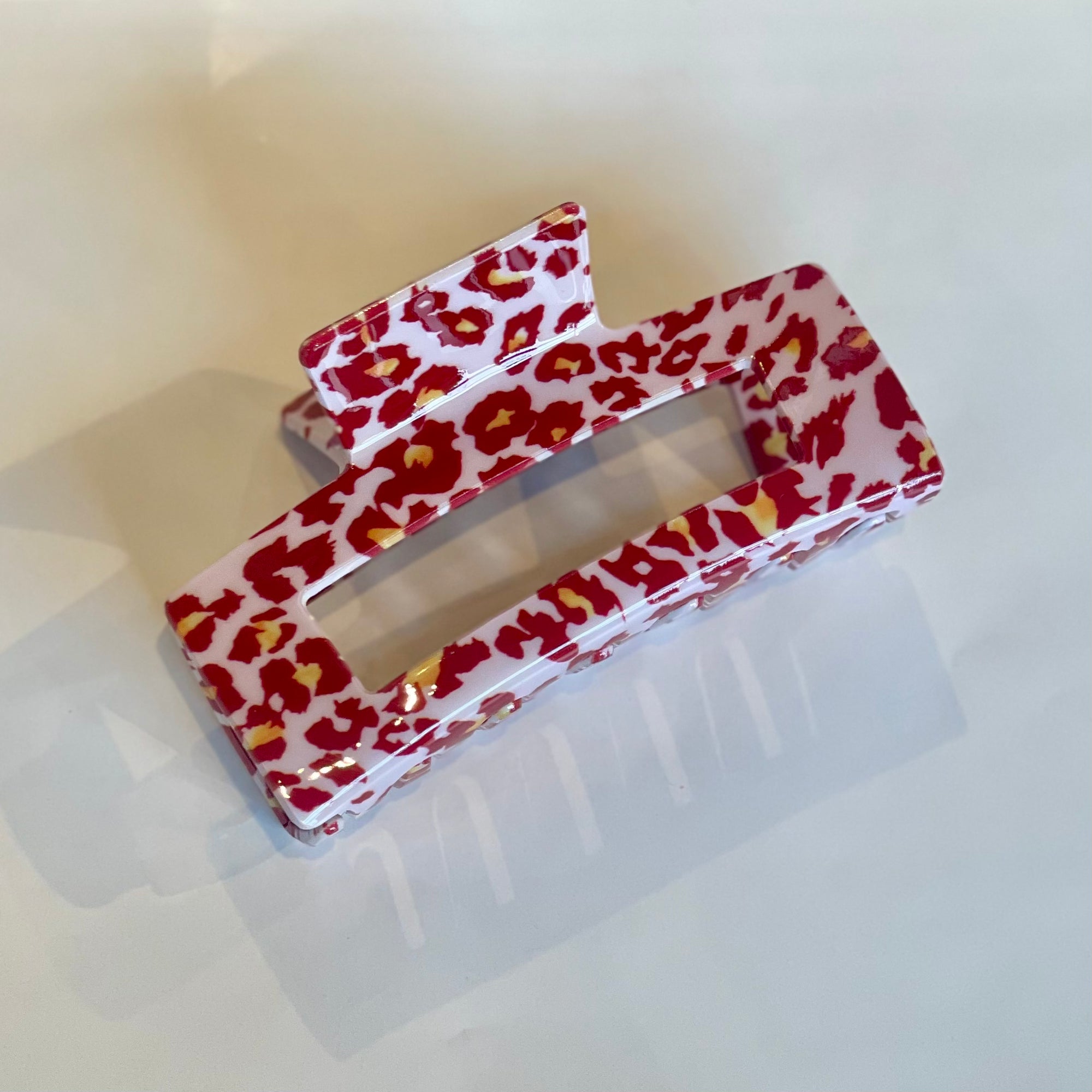 Animal Print Claw Clips