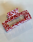 Animal Print Claw Clips