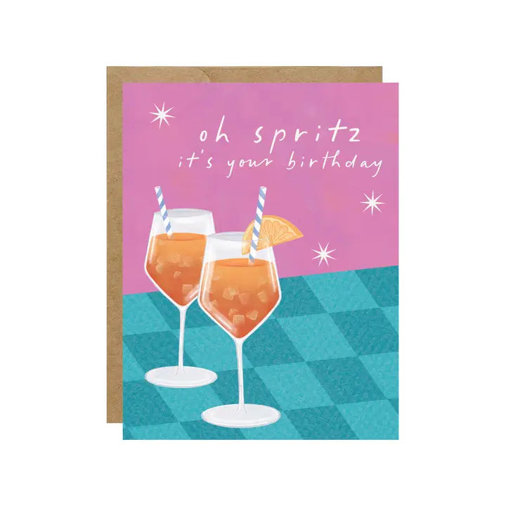 Oh Spritz It's Your Birthday | Greeting Card