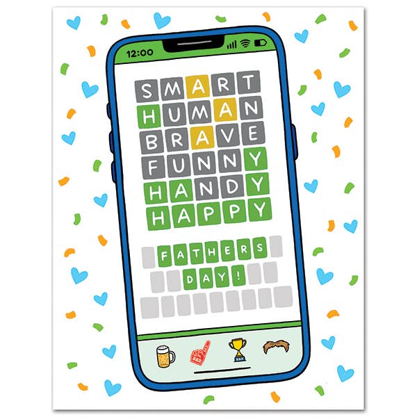 Brain Games Father's Day Card