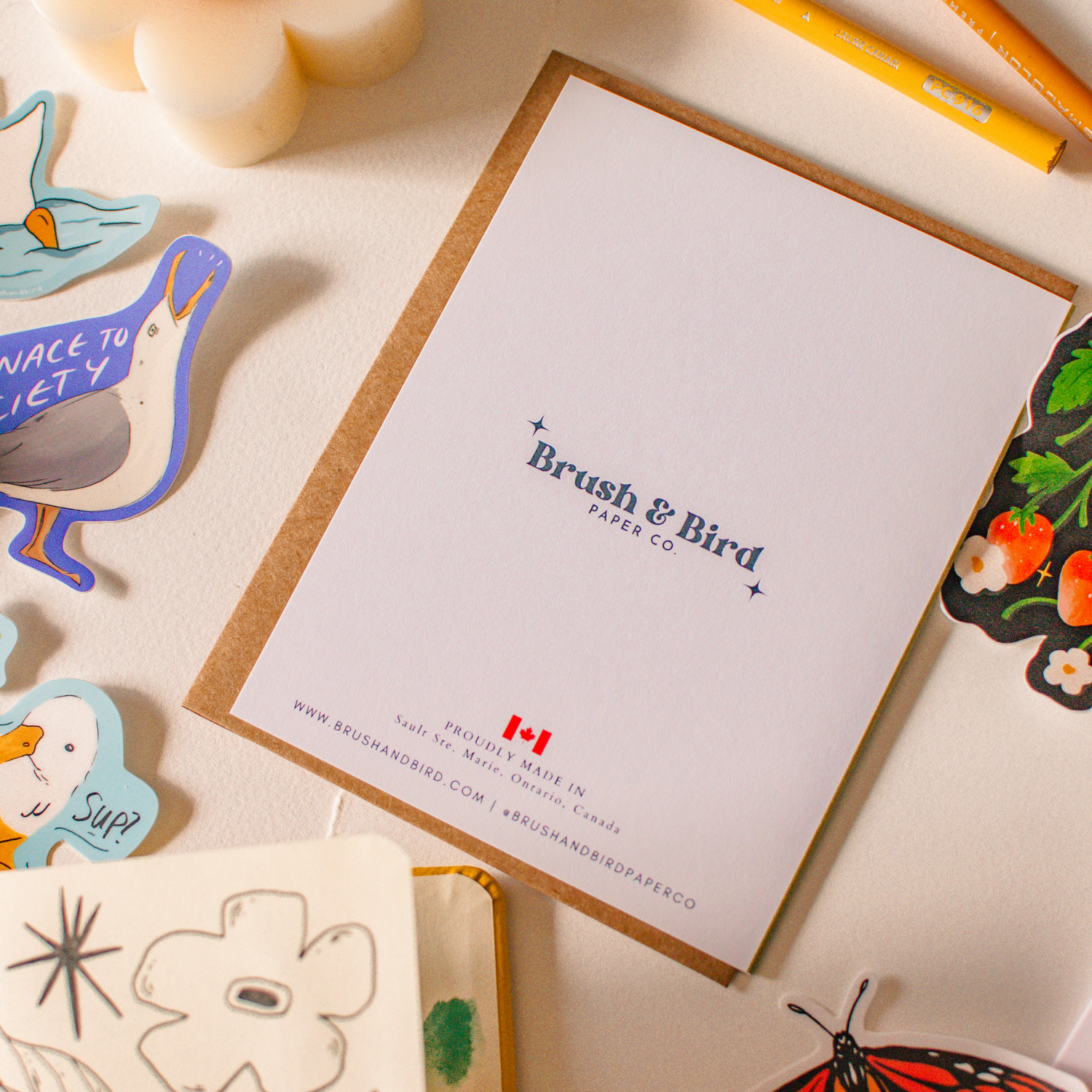 Bold Retro Daisy | Greeting Card