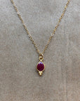 Rise Necklace | Ruby
