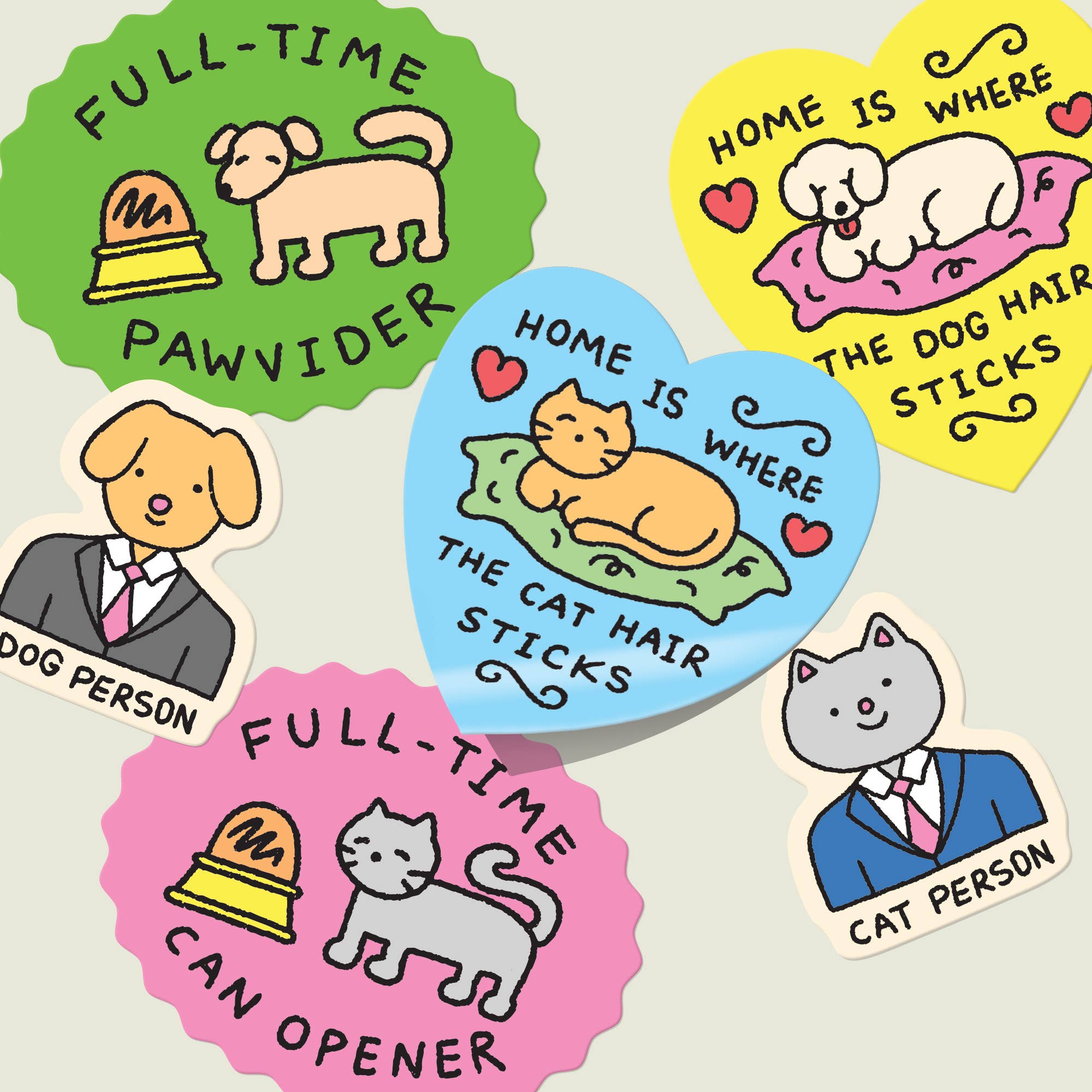 Cat Person Sticker