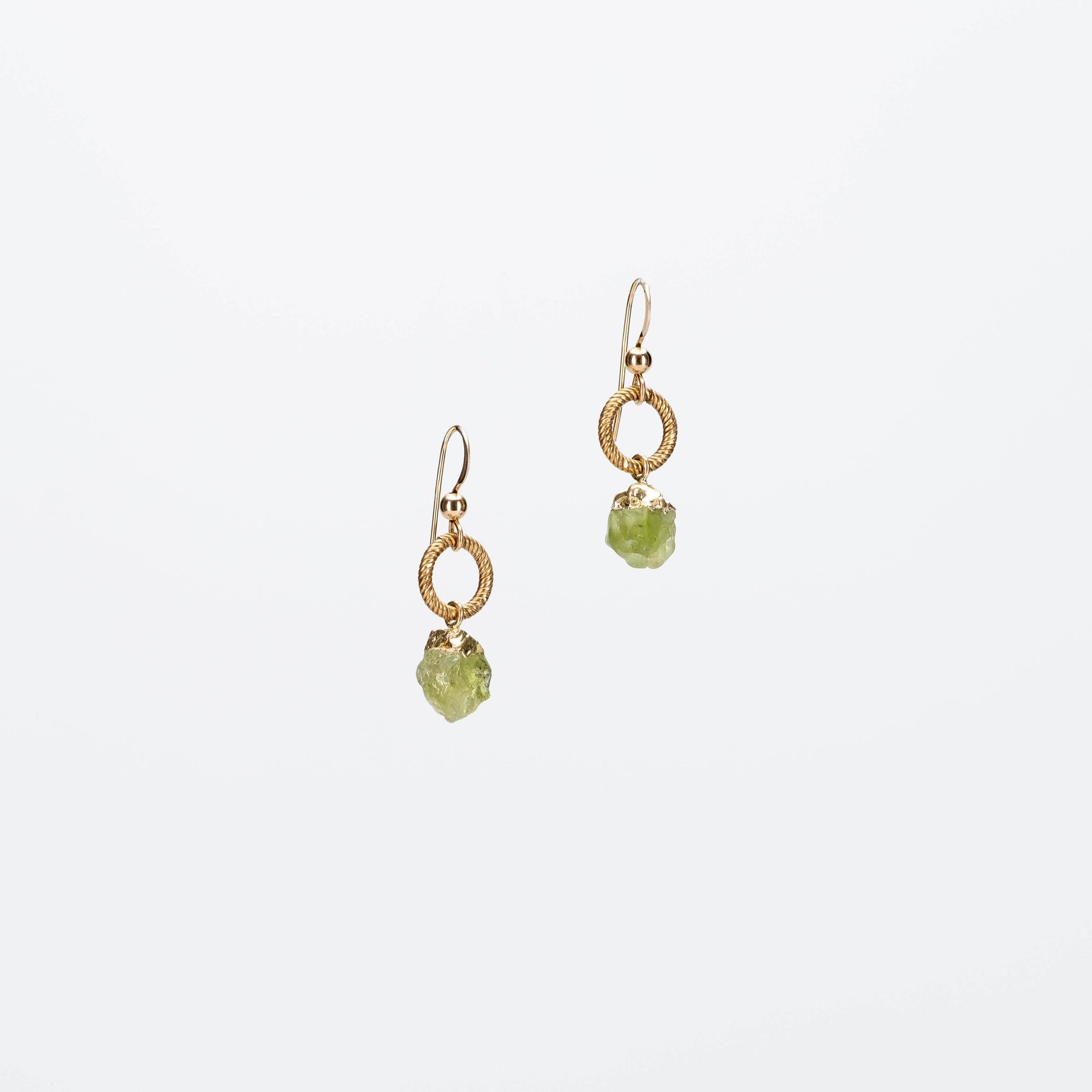 Sidra 2.0 Earrings: Peridot