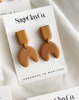 Myla Clay Earrings | Ochre