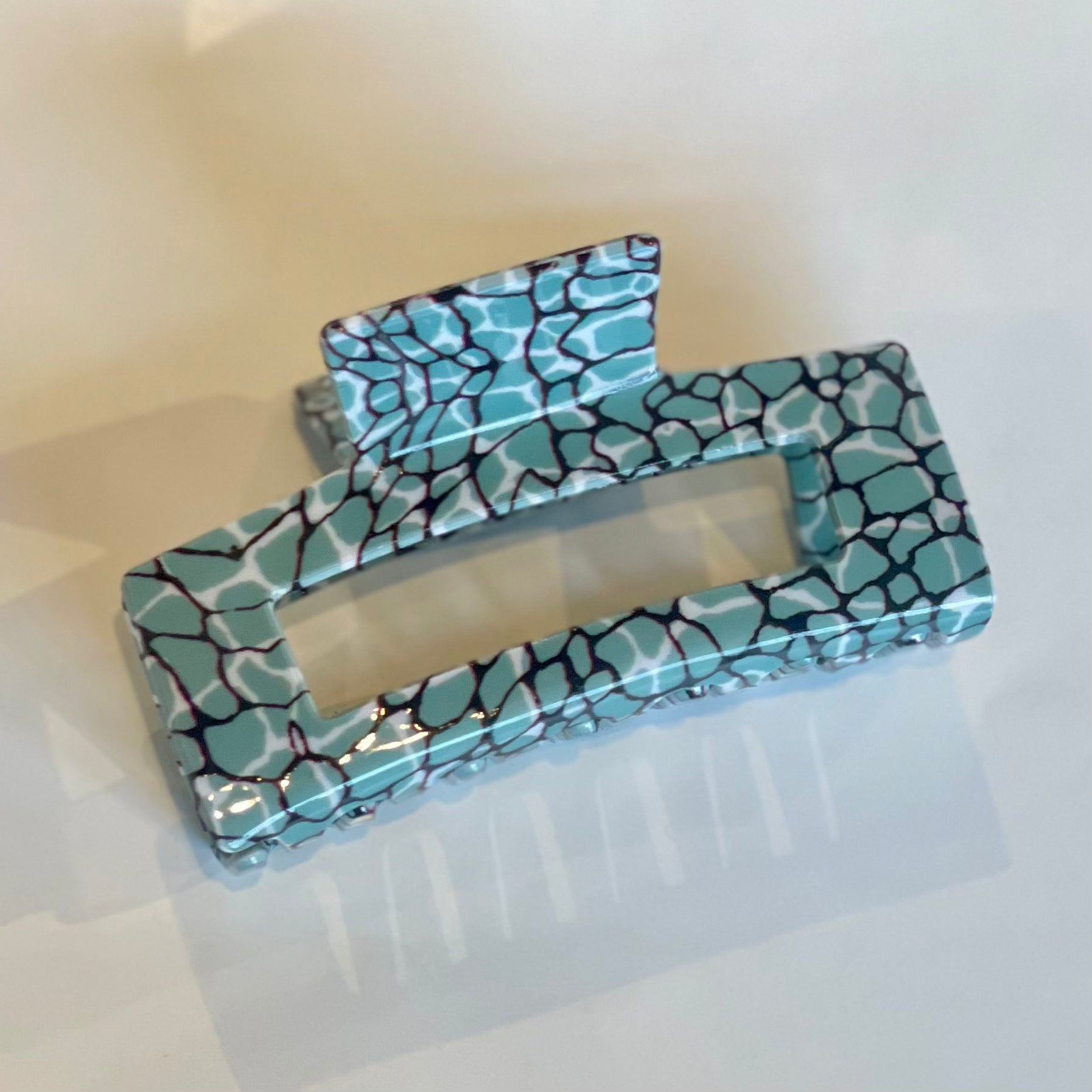 Animal Print Claw Clips